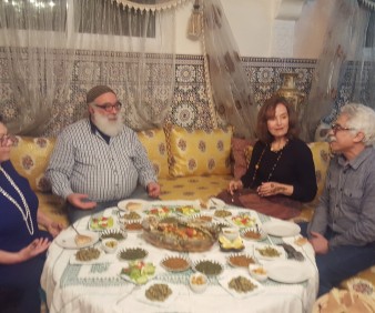 Dinner with a Moroccan family