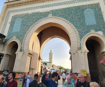 the gate of Fez Medina