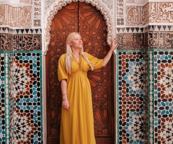 An American visiting Morocco 