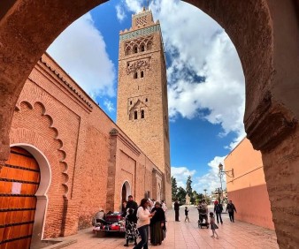 the Koutoubia Mosque in Marrakech
