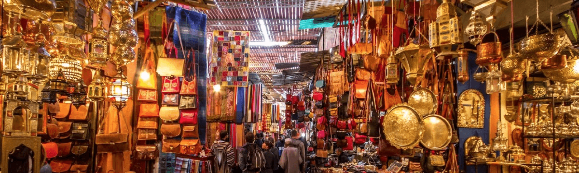 The market in Fez Medina