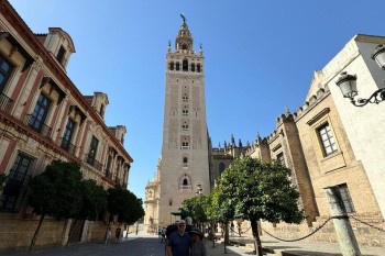 The Moorish Tower of La Giralda in Seville